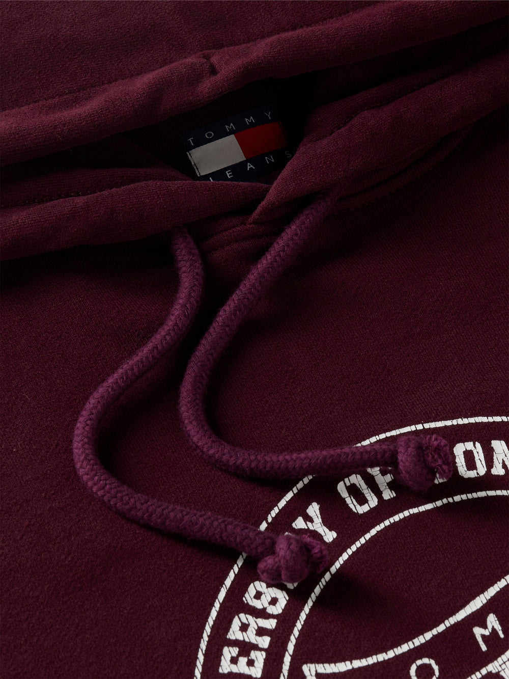 Regular Fit Diagonal Terry Hooded Sweatshirt