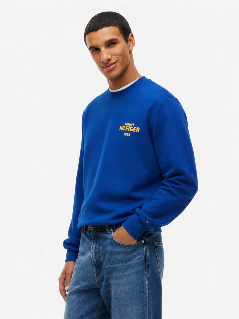 Crew Neck Terry Sweatshirt