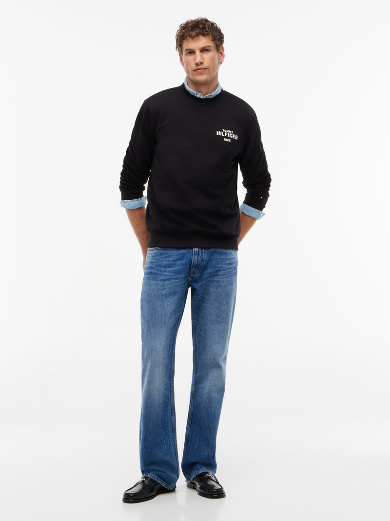 Crew Neck Terry Sweatshirt