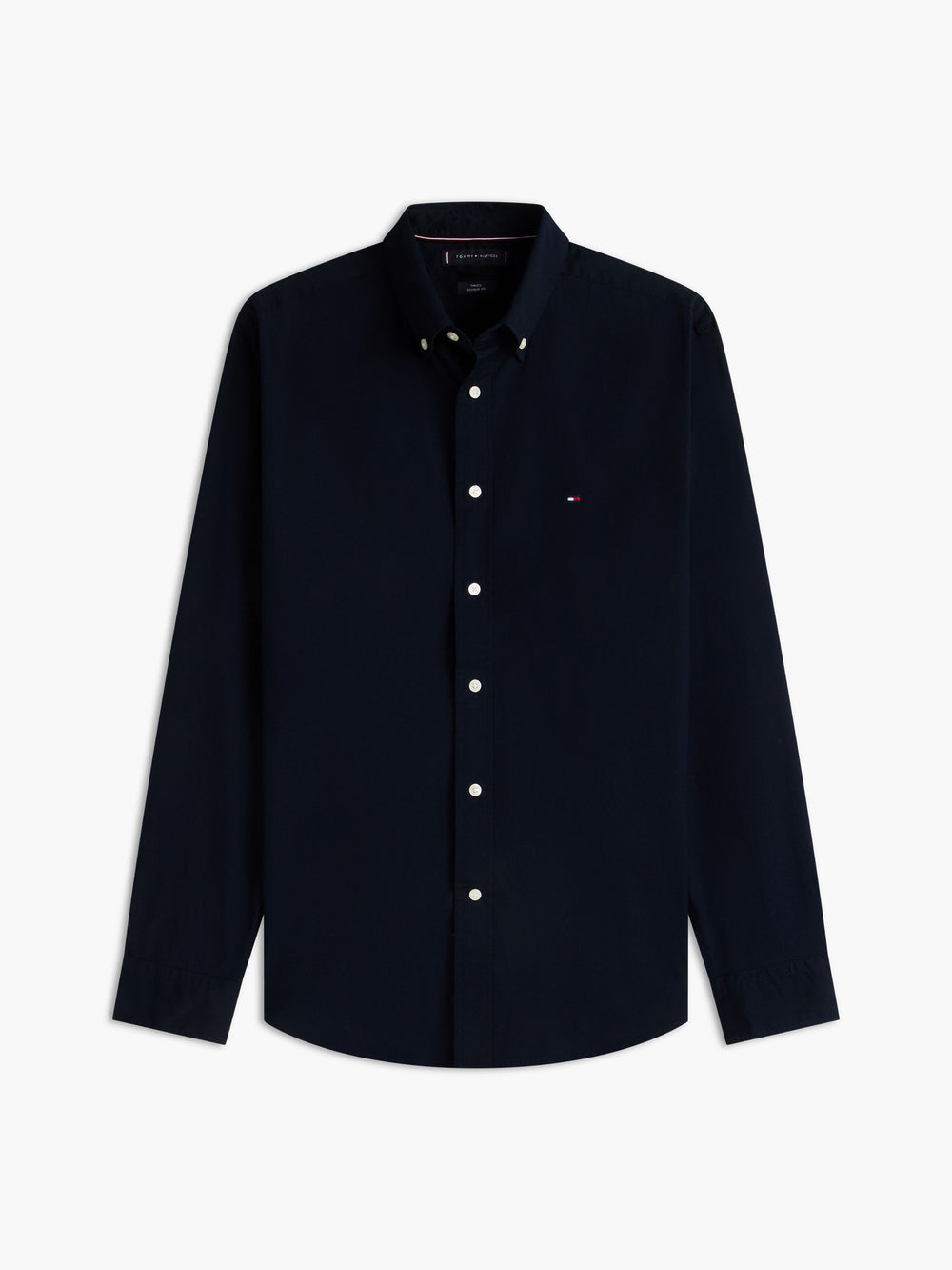 Regular Fit Solid Poplin Shirt