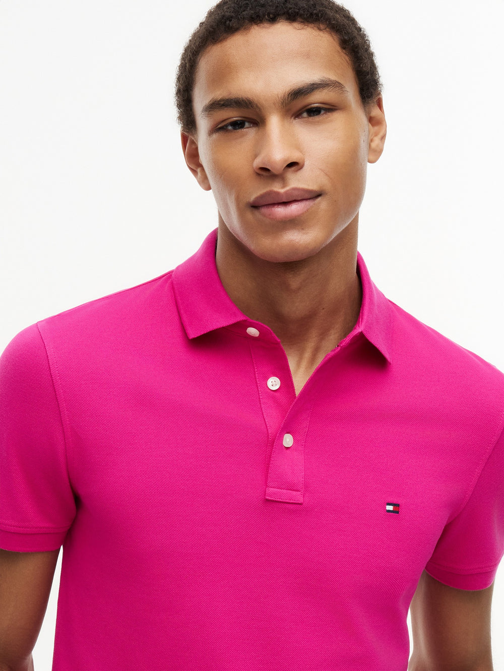 Slim Fit Solid Pique Polo