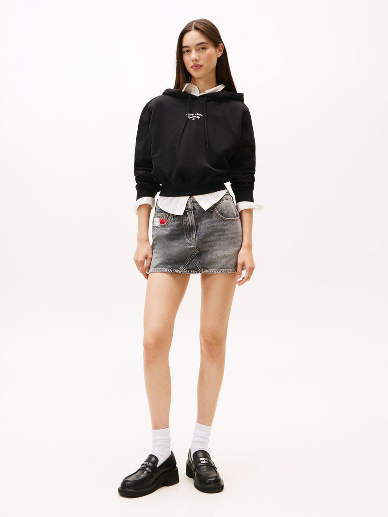 Relaxed Fit Terry Hoodie