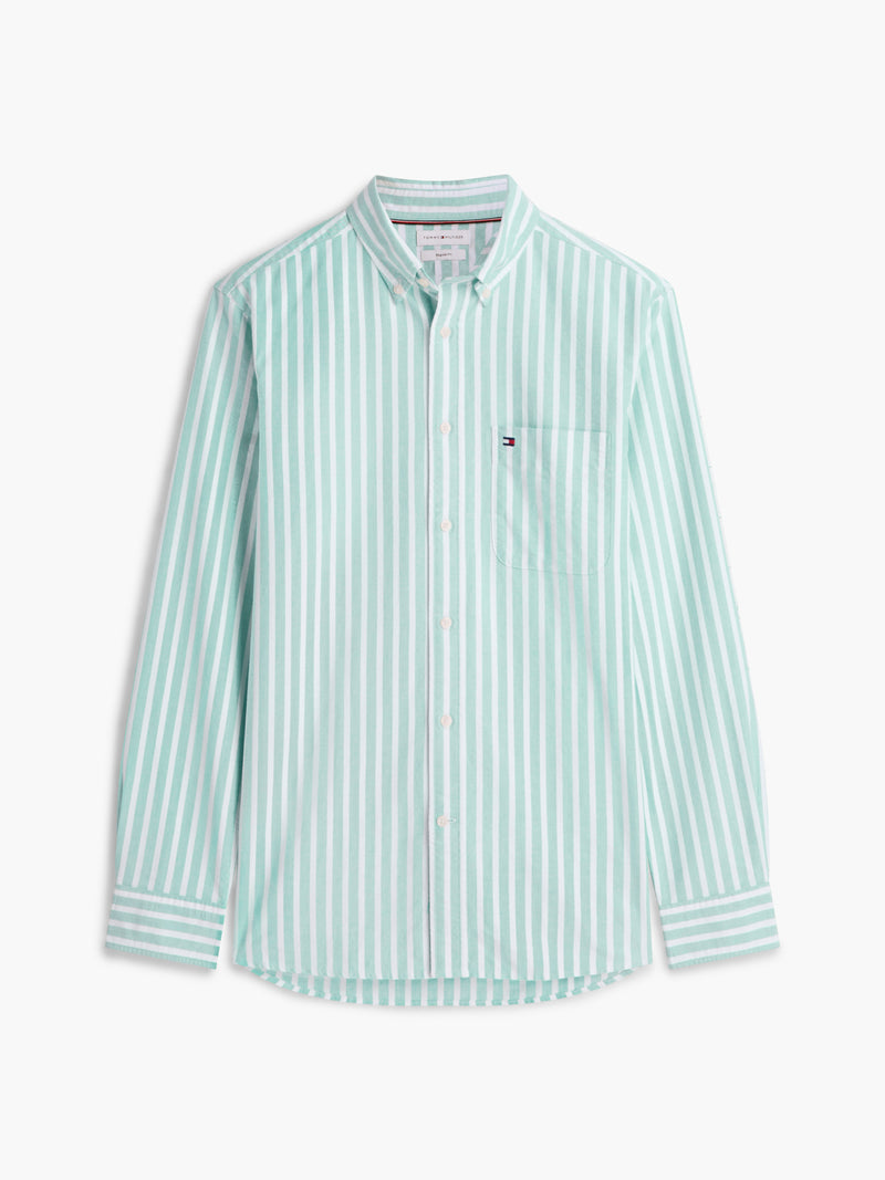 Regular Fit Stripe Oxford Shirt
