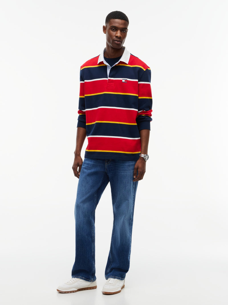 Relaxed Fit Rugby Polo