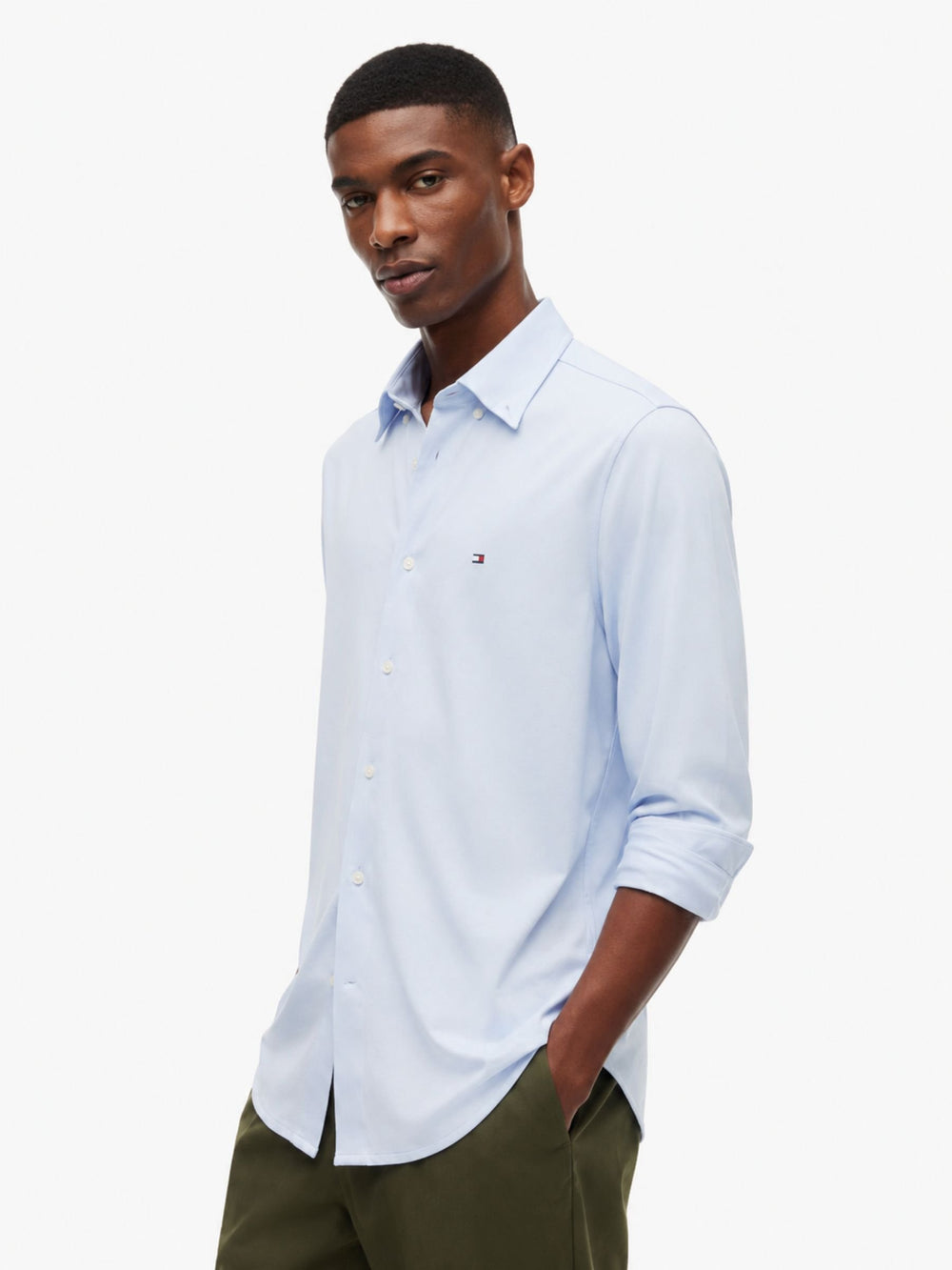 Regular Fit Solid Oxford Shirt