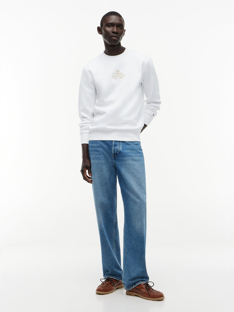 Regular Fit Embroidered Interlock Pullover