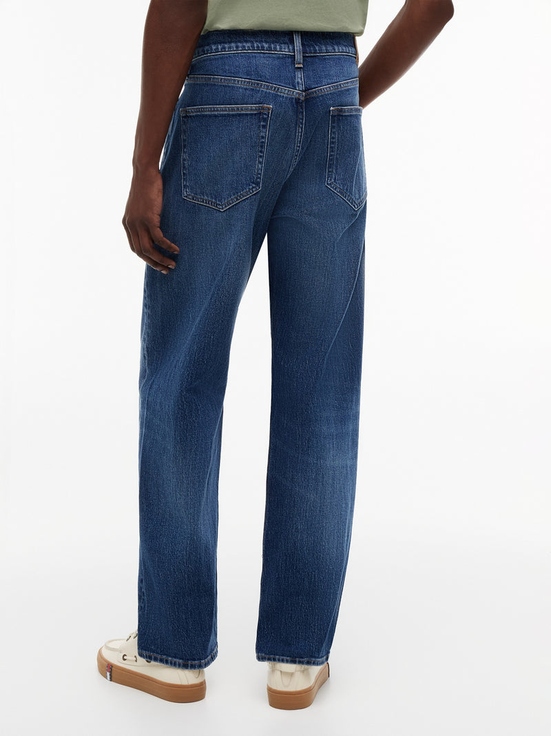 Men Otis Regular Straight Dark Wash Jeans