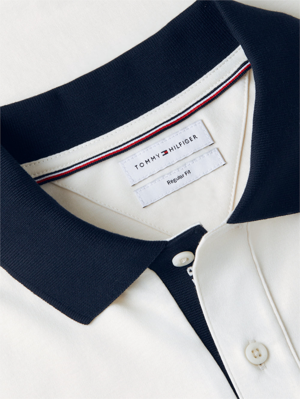 Regular Fit Contrast Collar Interlock Polo