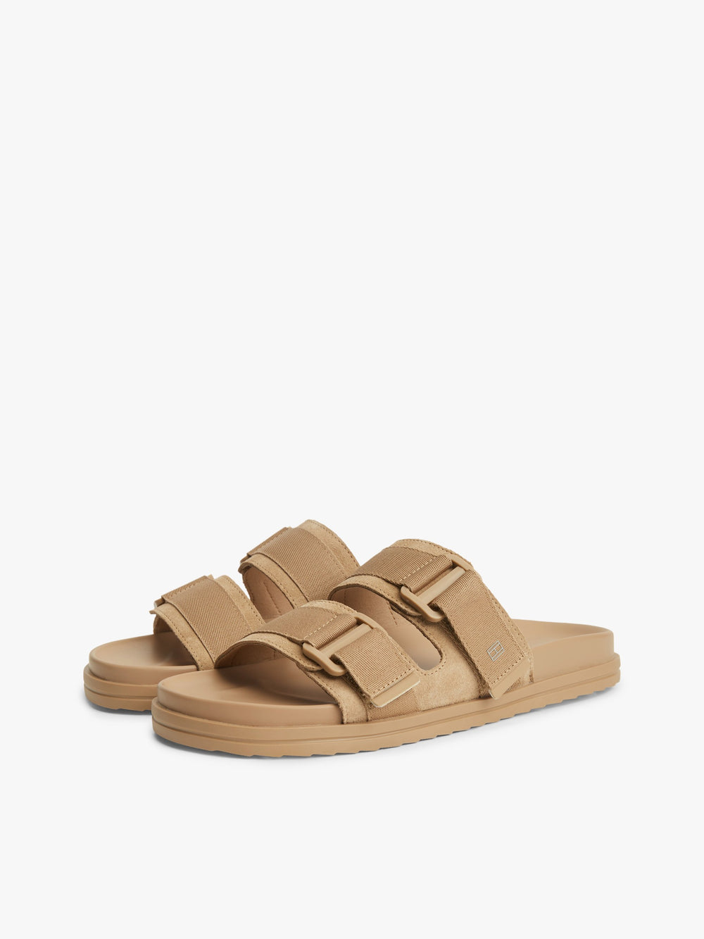 Men Hilfiger Mix Suede Buckle Sandal