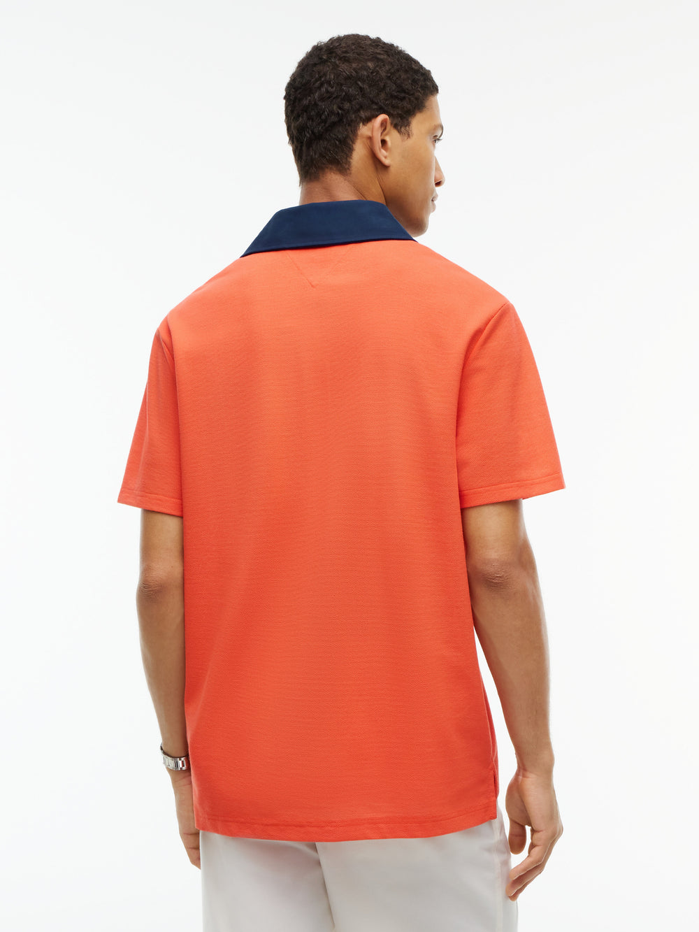 Contrast Collar Rugby Polo