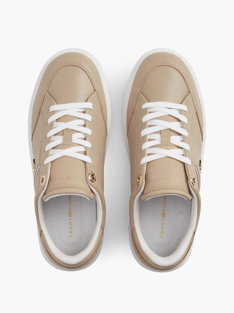 Women Metallic Harware Cupsole Sneaker