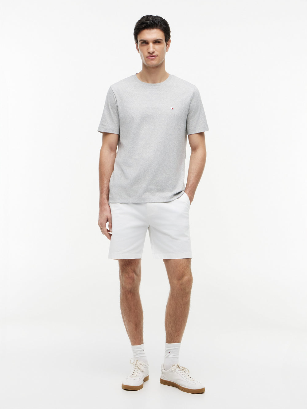 Regular Fit Solid Interlock Tshirt