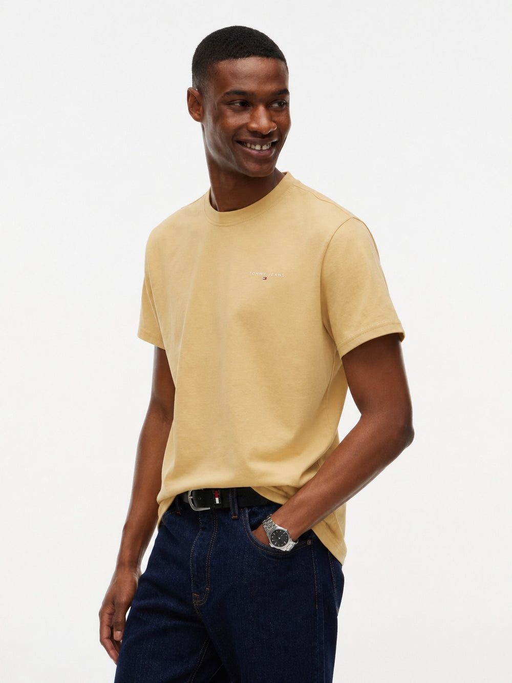 Slim Fit Linear Logo T-Shirt