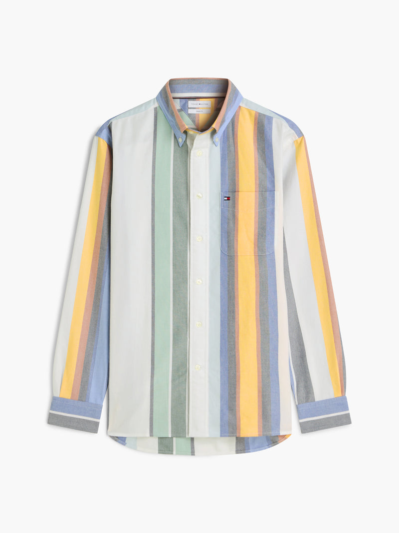 Relaxed Fit Stripe Oxford Shirt