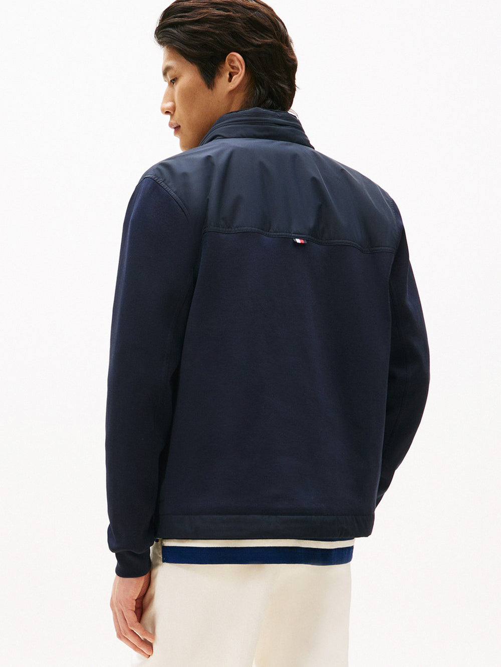 Regular Fit Mid Weight Mix Media Jacket