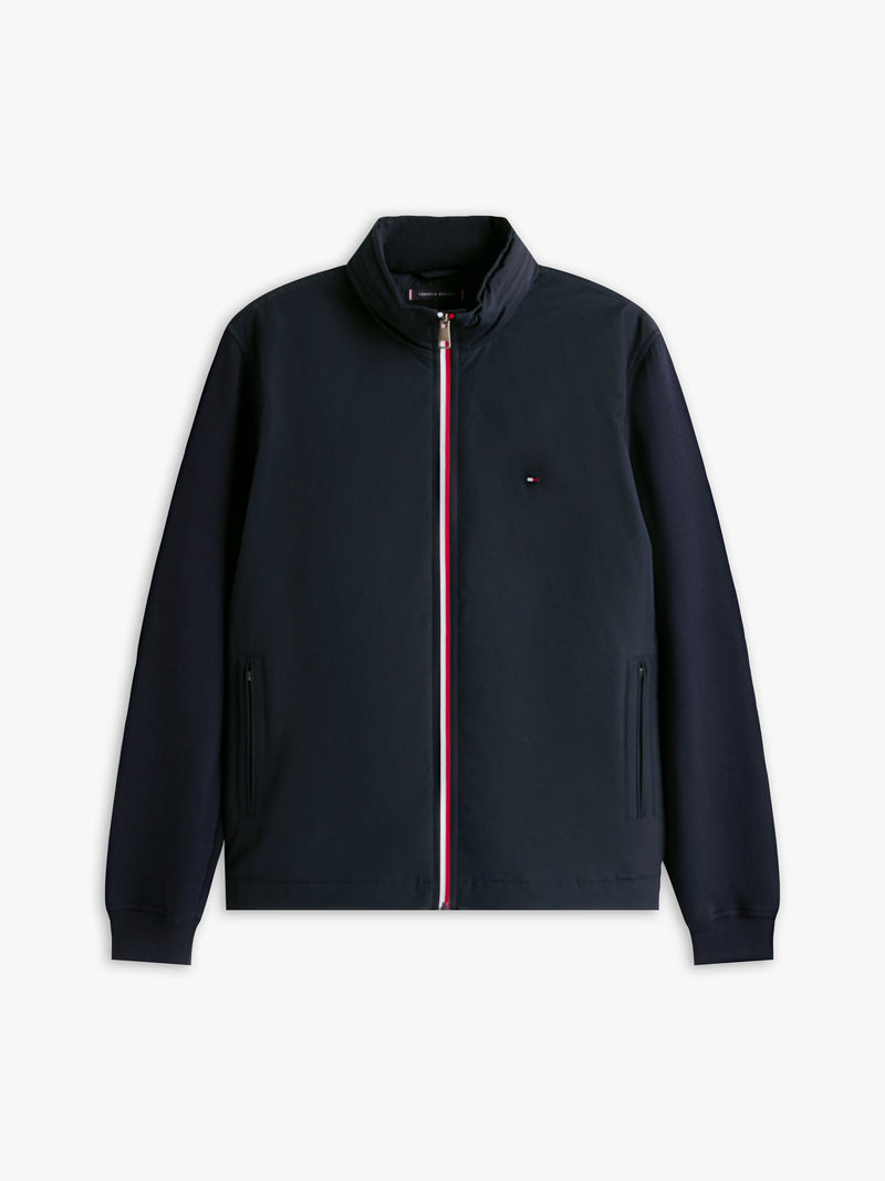 Regular Fit Mid Weight Mix Media Jacket