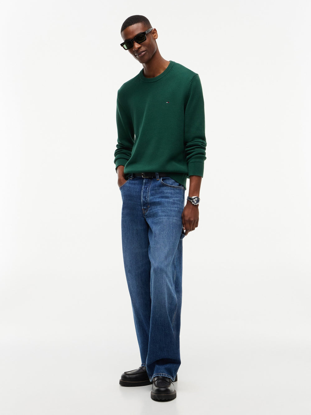 Slim Fit Essential Loose Knit Pullover