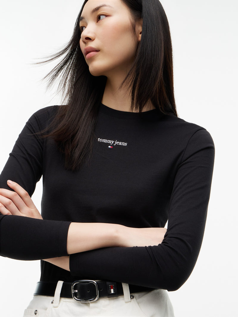 Solid Slim Fit Full Sleeve Cotton Jersey T-Shirt