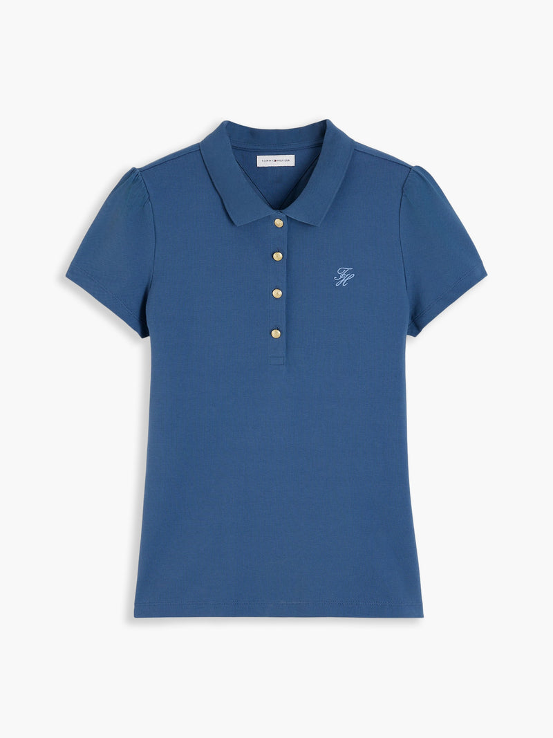Solid Slim Fit Half Sleeve Pique Polo