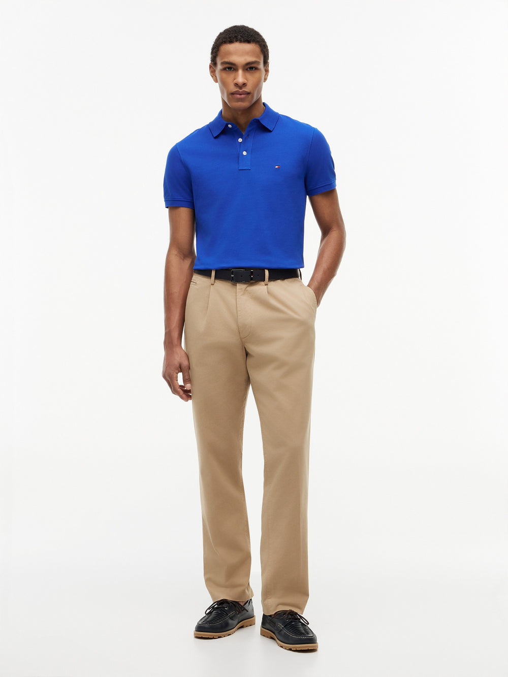 Slim Fit Solid Pique Polo