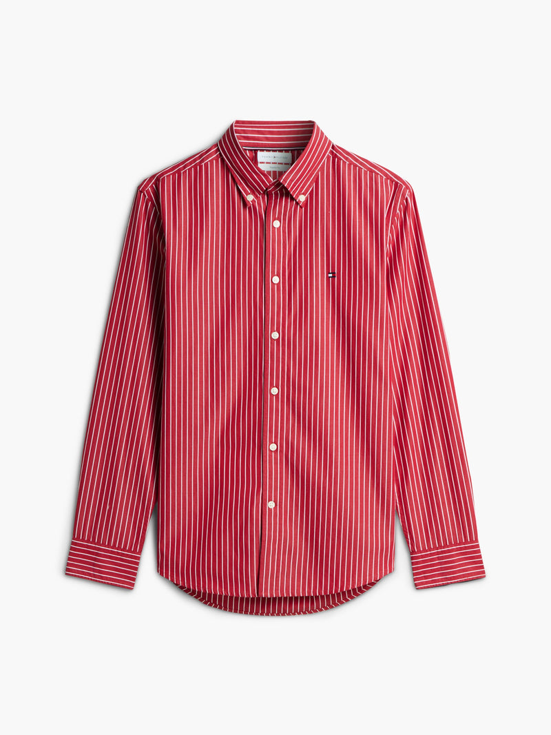Regular Fit Stripe Poplin Shirt