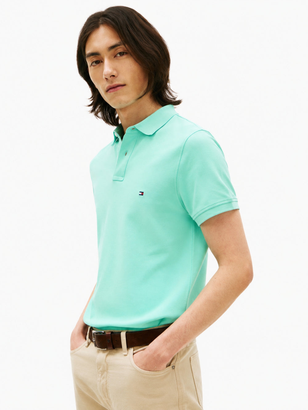 Regular Fit Solid Pique Polo