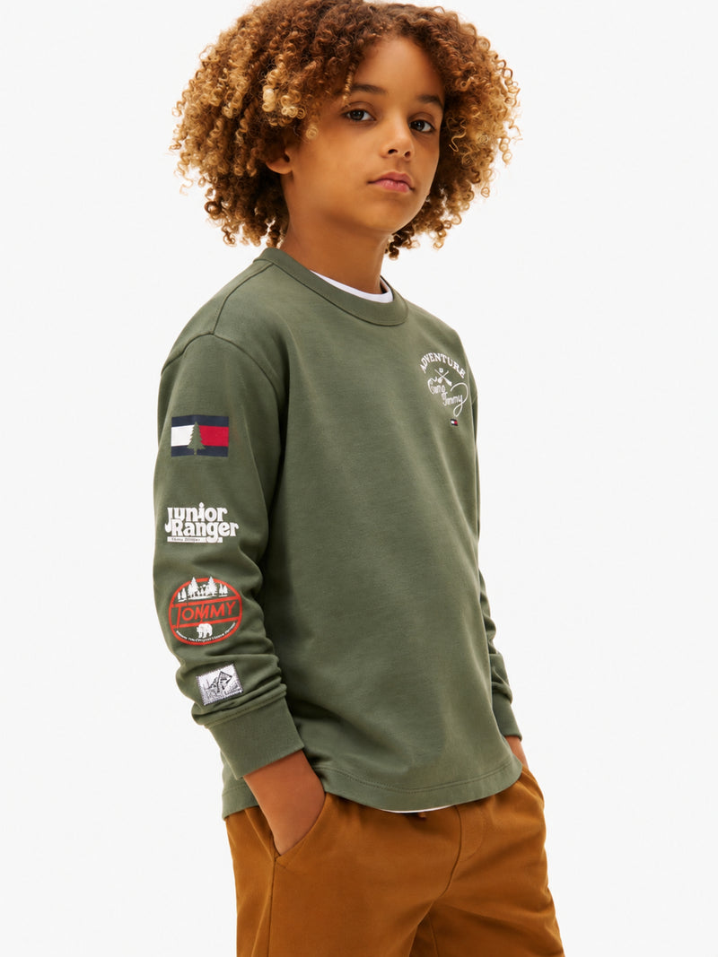 Kids Long-Sleeve Graphic T-Shirt