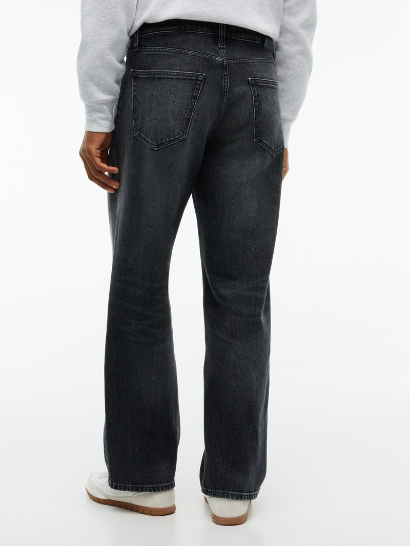 Men Jaimie Loose Washed Black Jeans
