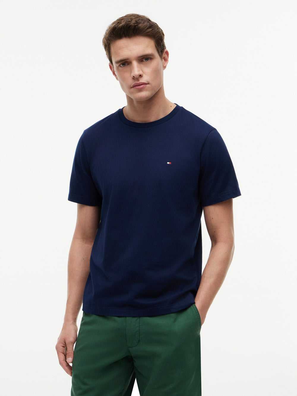 Regular Fit Solid Tshirt