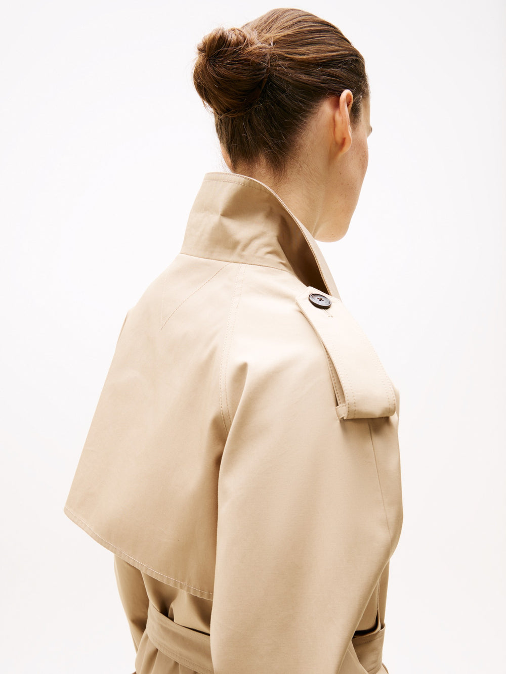 Crop Fit Trench