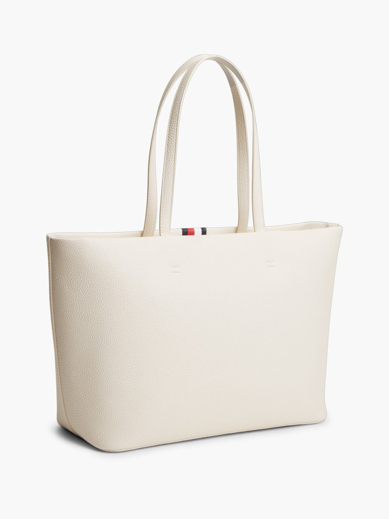 Stripes Pu Trapeze Bag