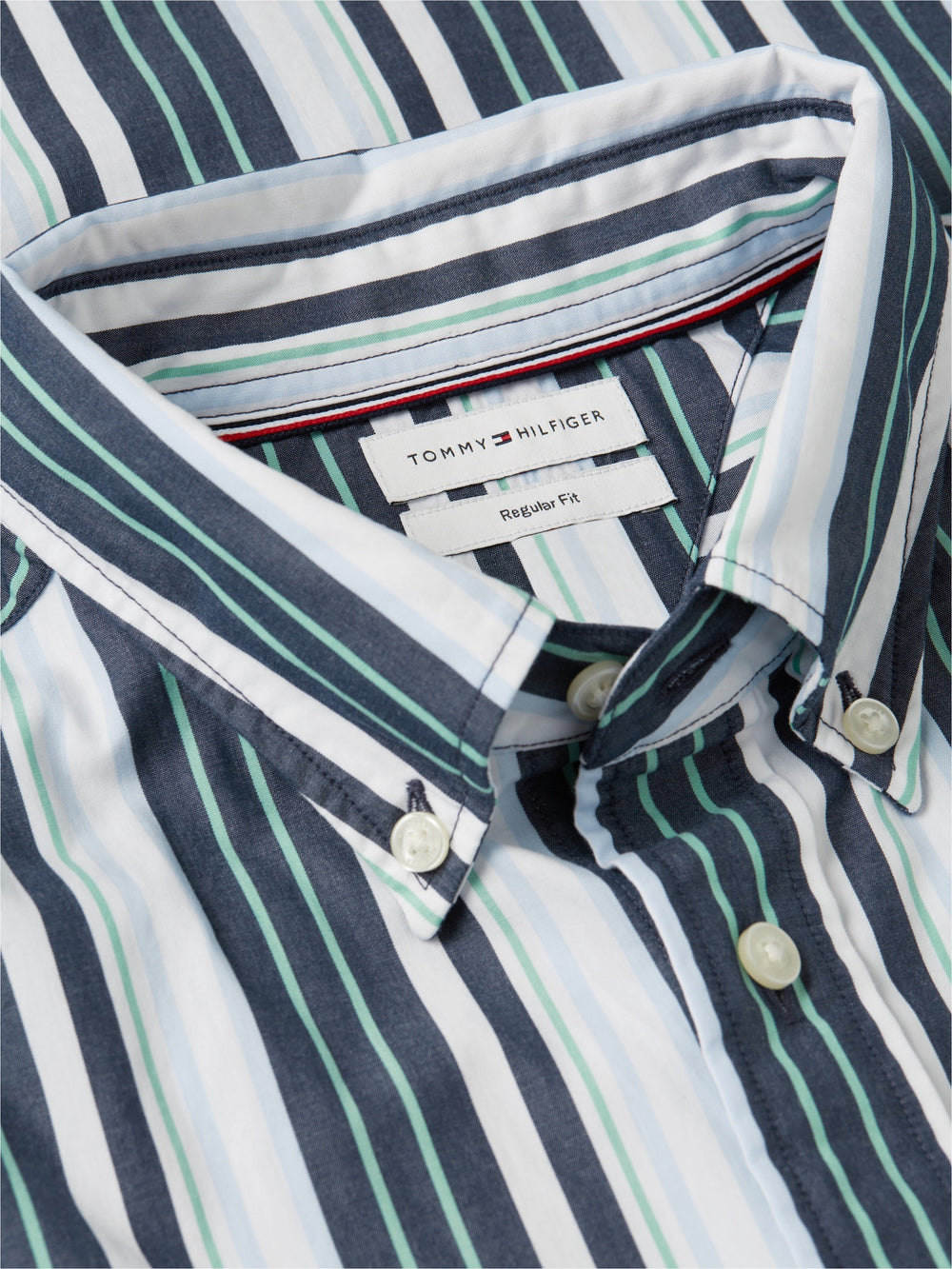 Regular Fit Stripe Poplin Shirt