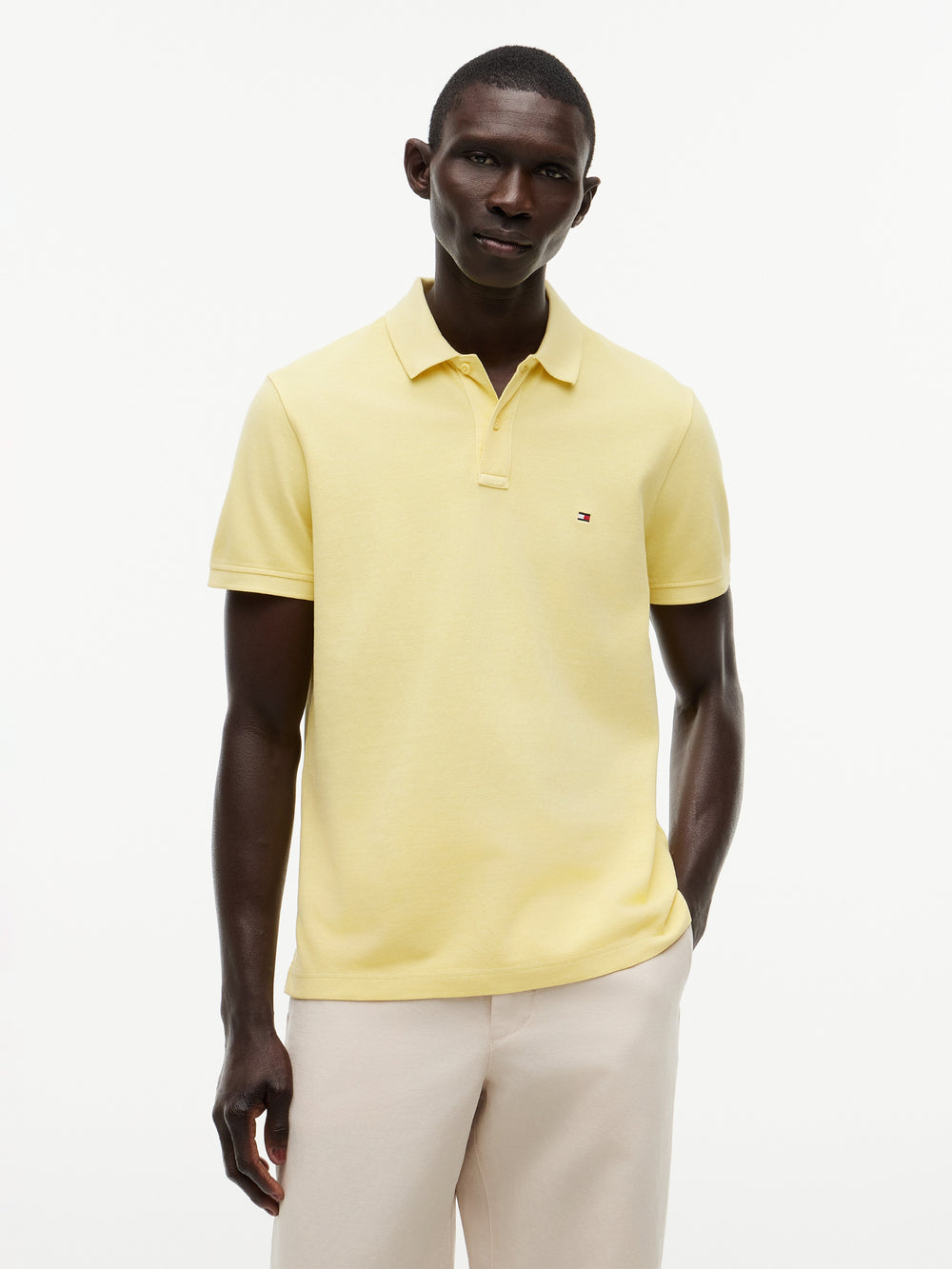 Regular Fit Solid Pique Polo