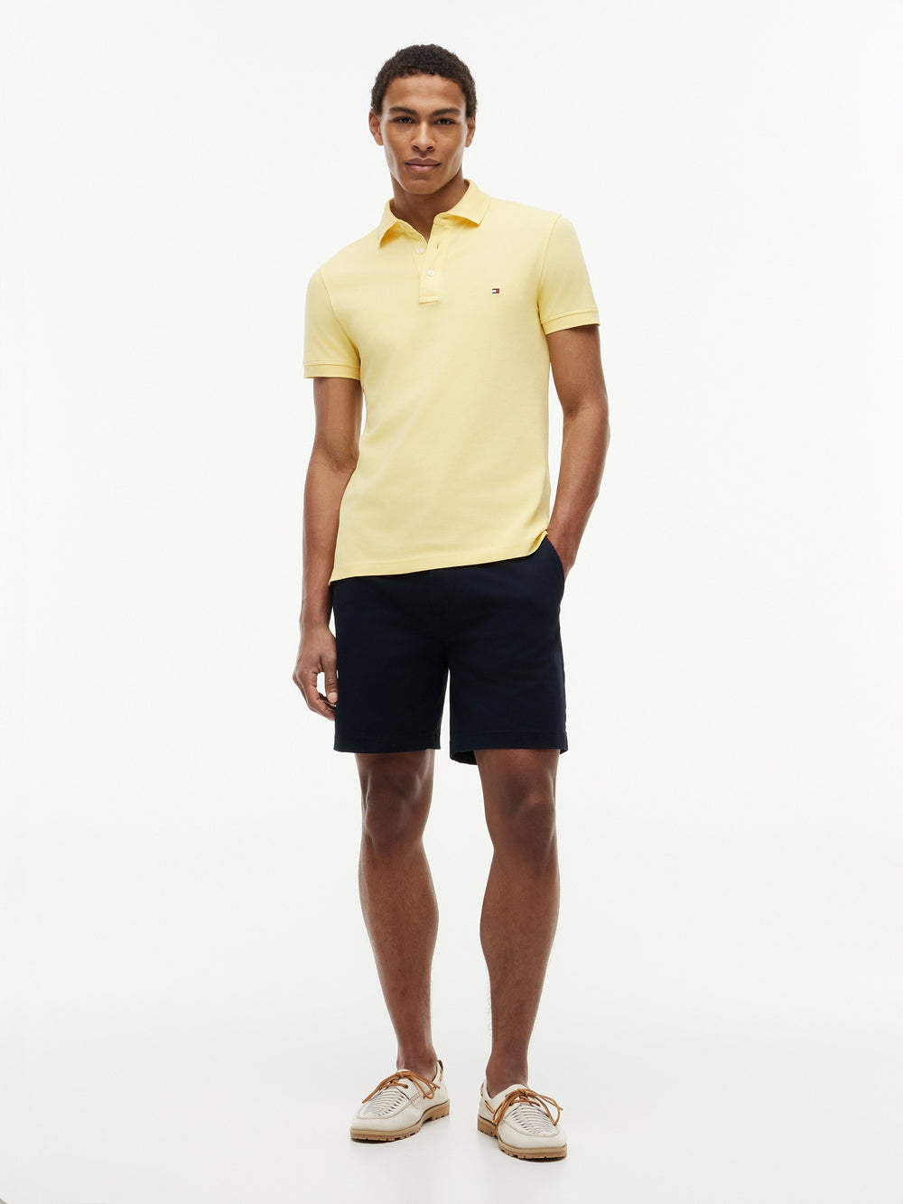 Slim Fit Solid Pique Polo