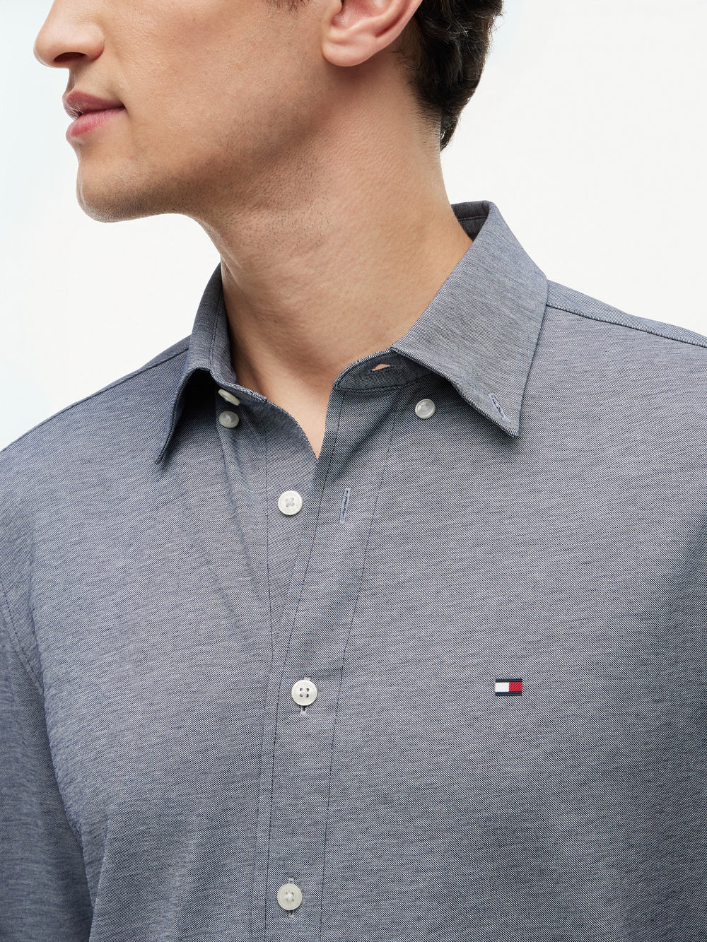 Regular Fit Solid Oxford Shirt