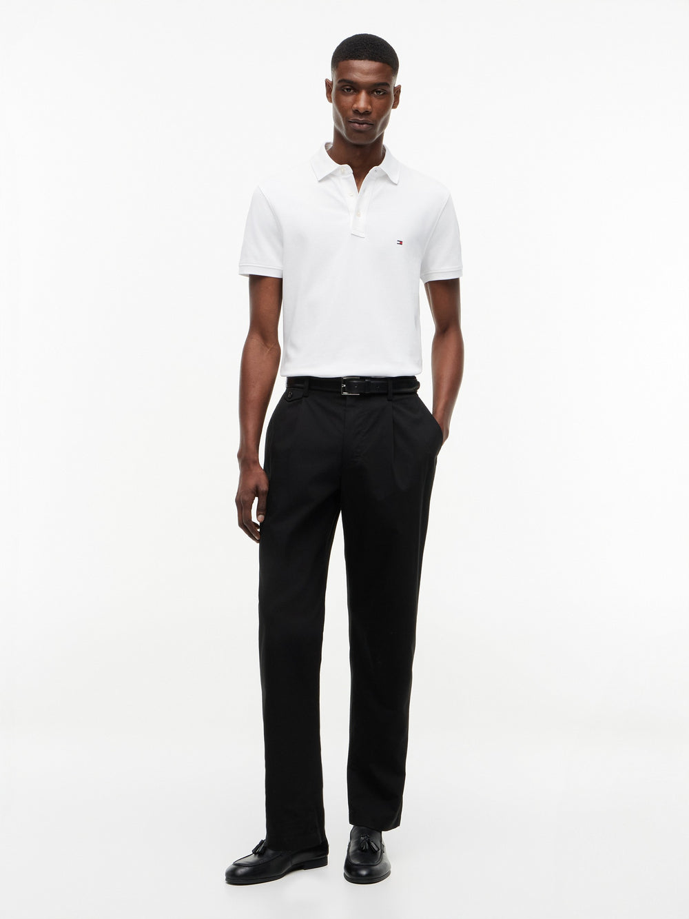 Slim Fit Solid Pique Polo