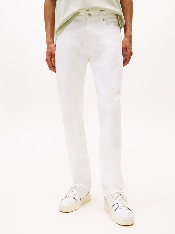 Men Ryan Slim Straight White or Ecru Jeans
