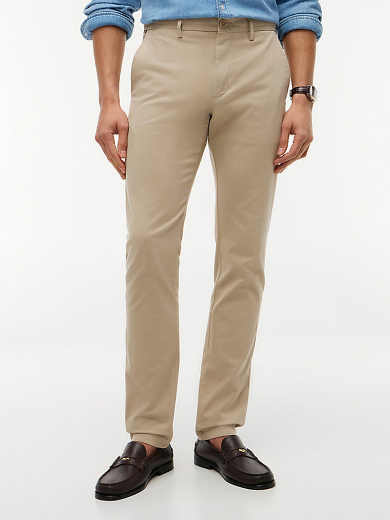 Men Slim Tapered Fit 1985 Cotton Trouser