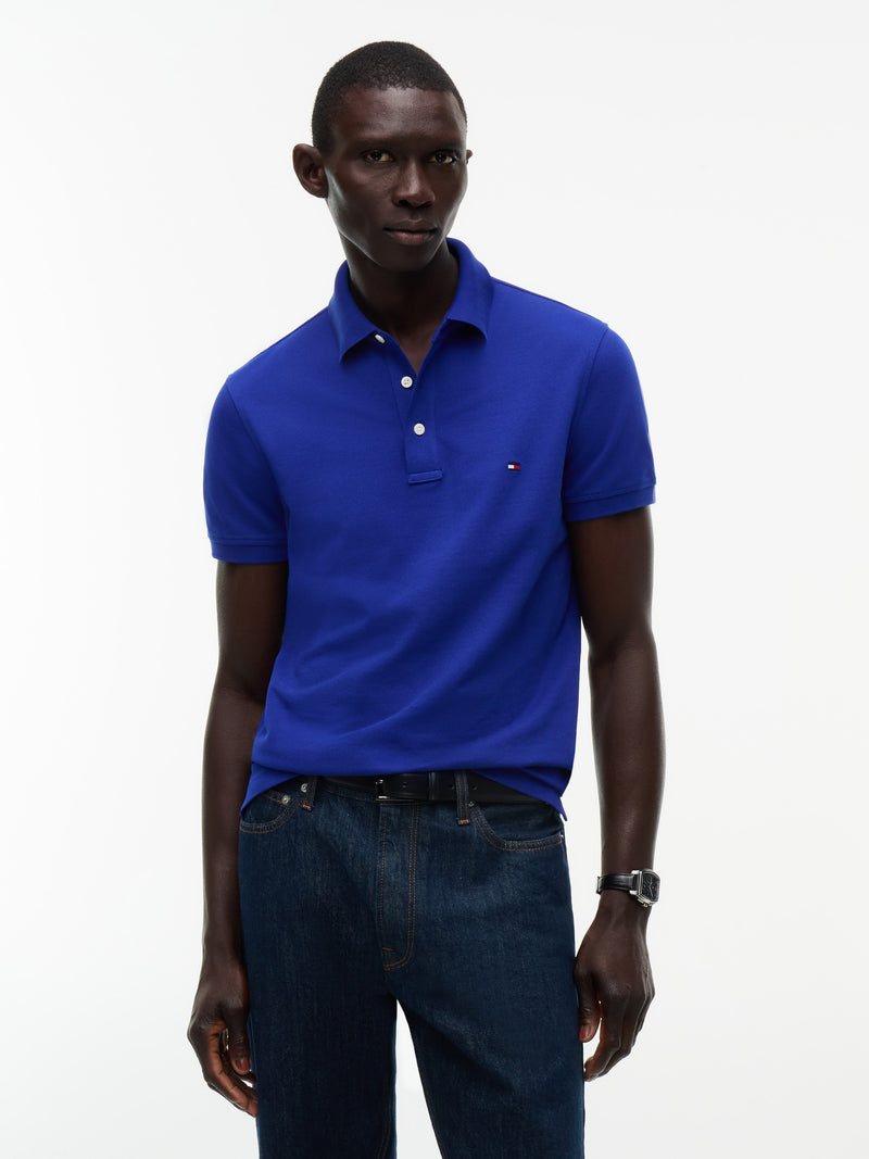 Slim Fit Solid Pique Polo