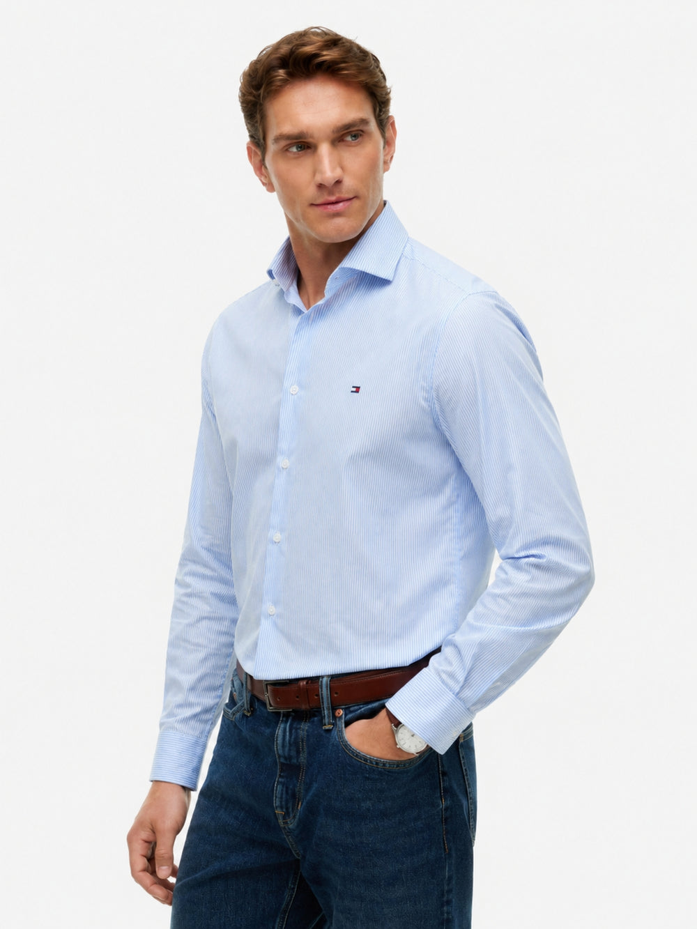 Slim Fit Stripe Shirt