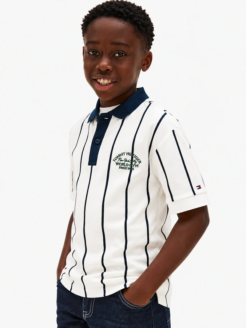 Kids Stripe Polo