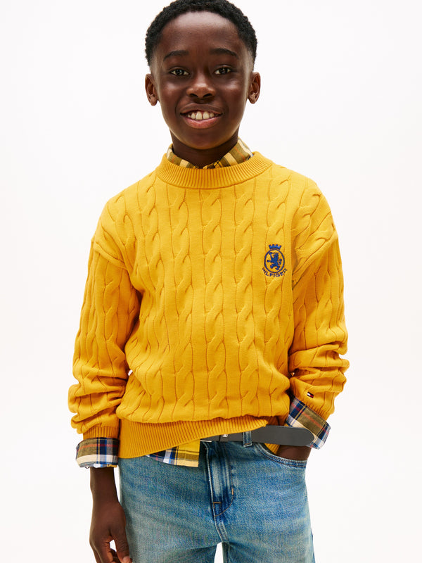 Kids Cable Knit Sweater