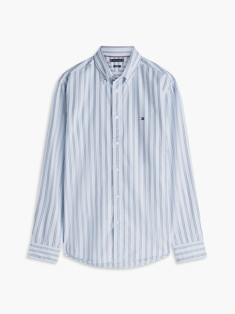 Regular Fit Stripe Poplin Shirt