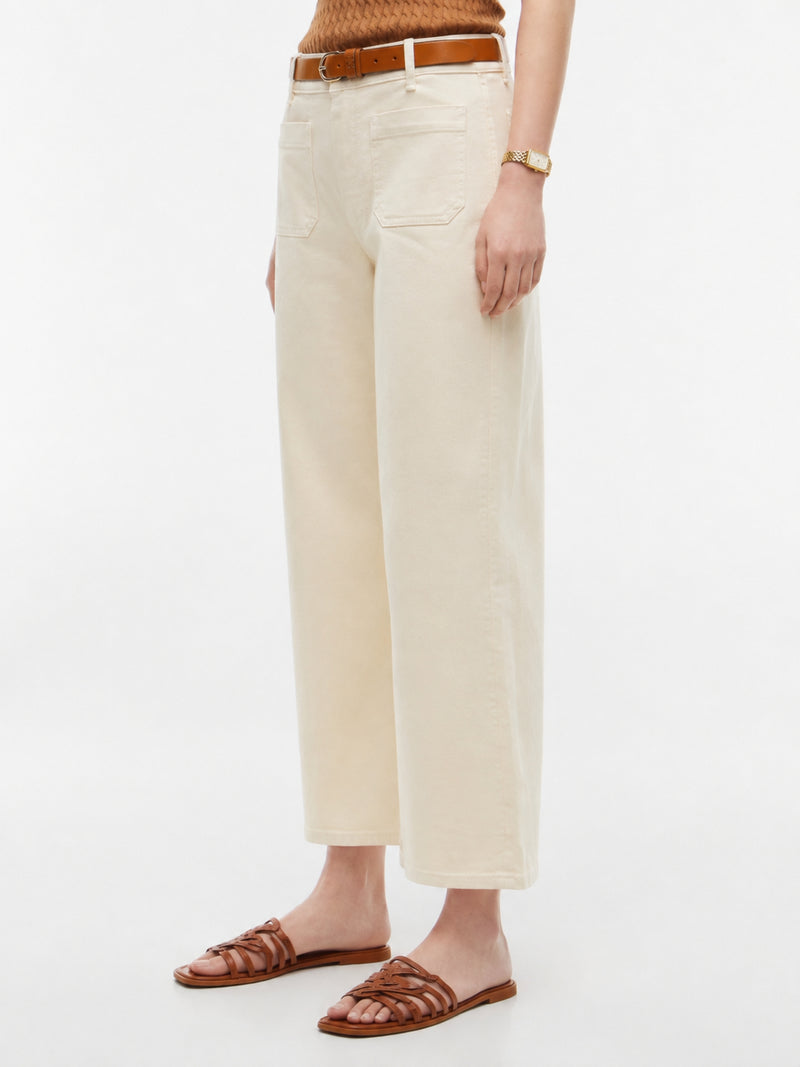 Women High Rise Fashion Stretch Wide Jeans