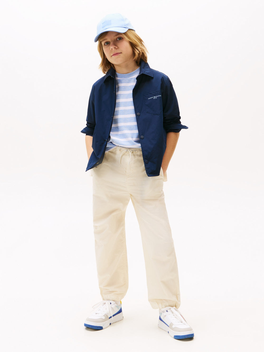Kids Pull On Parachute Poplin Pant