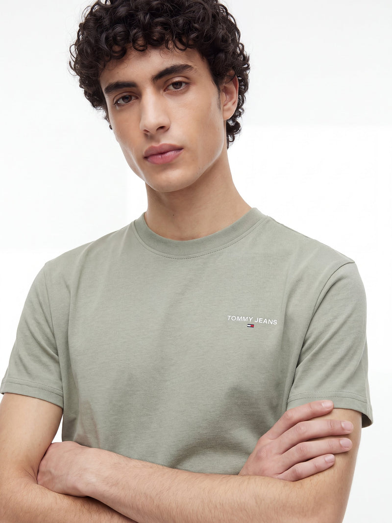 Slim Fit Linear Logo T-Shirt