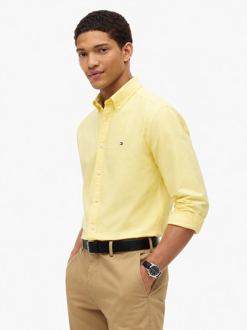 Regular Fit Solid Oxford Shirt