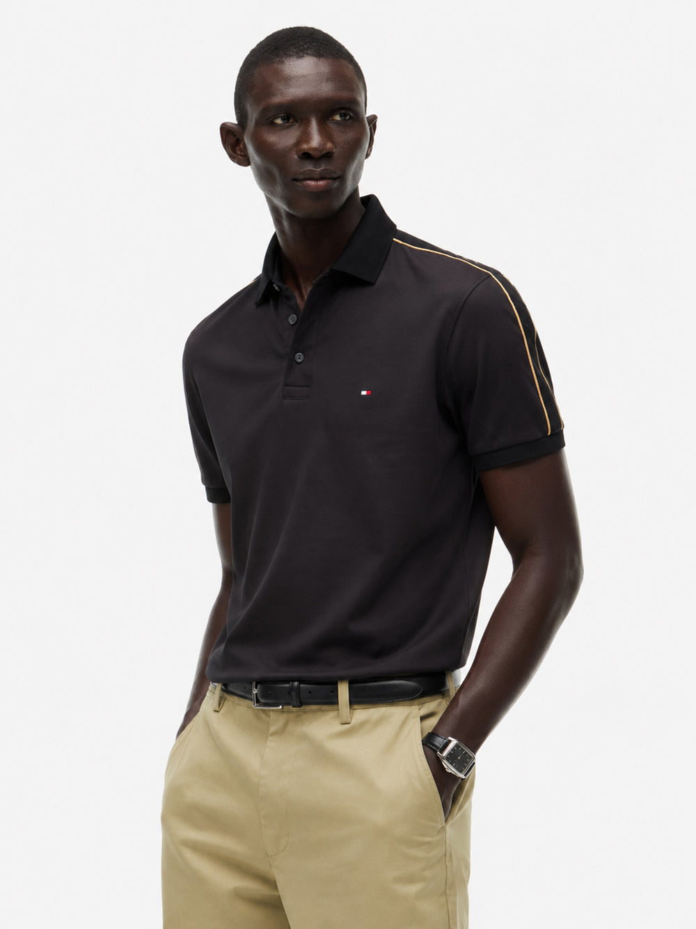 Regular Fit Shoulder Tape Interlock Polo