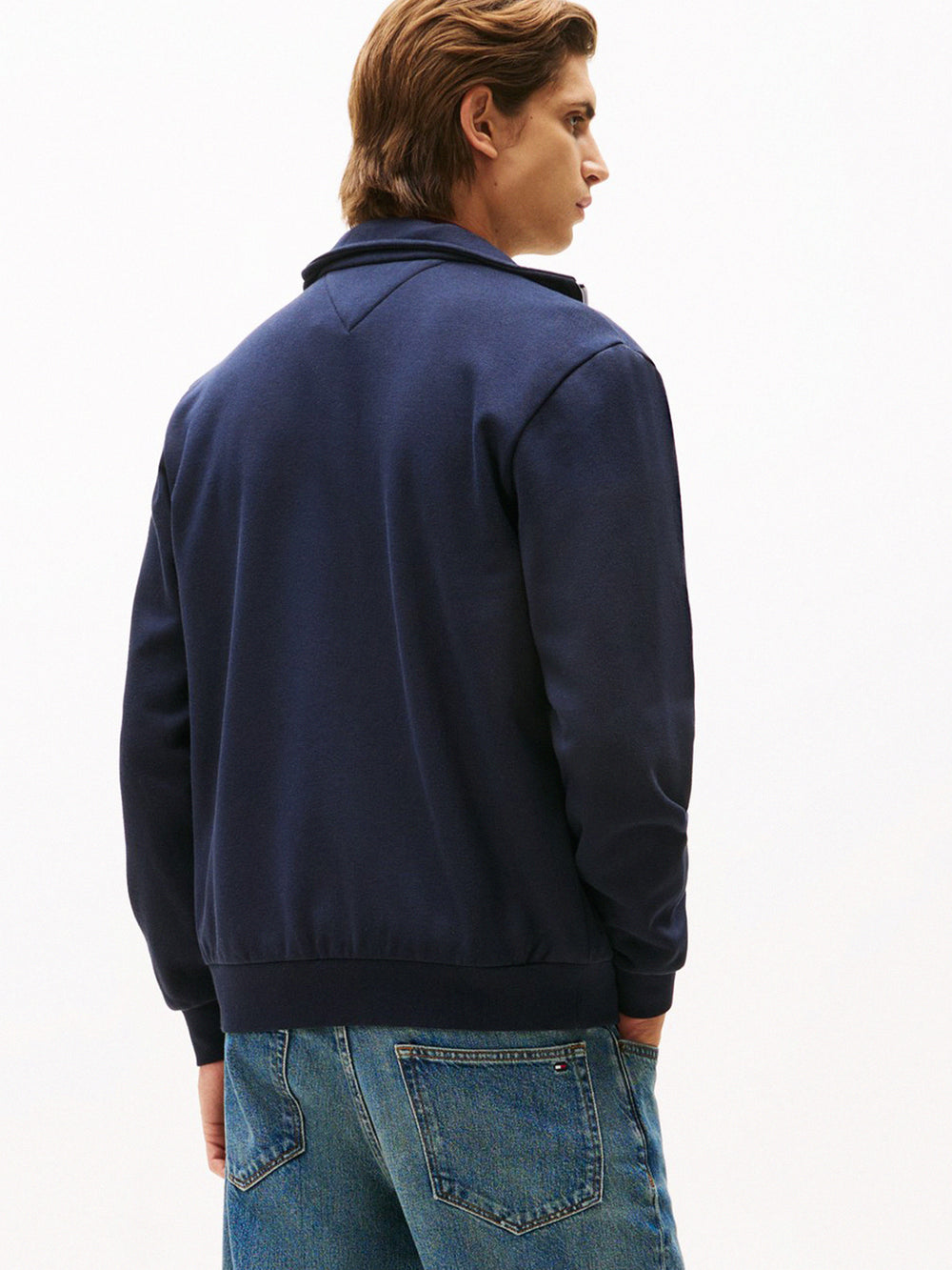 Regular Fit Zip Thru Fleece Sweater