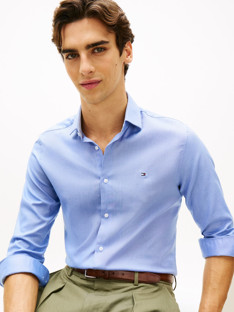 Slim Fit Texture Dobby Shirt